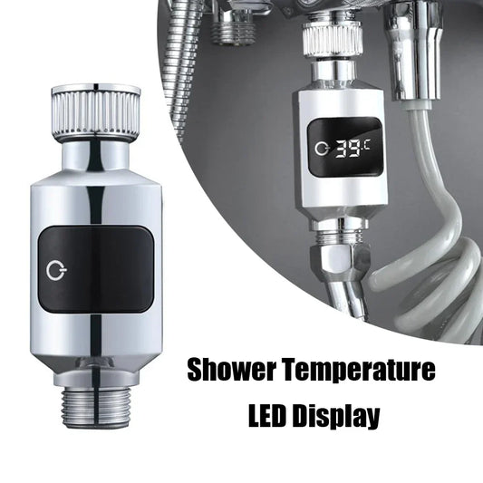 Electric LED Water Shower Thermometer Bathroom Faucets Water Temperature Monitor Energy Smart Home Meter Thermometer